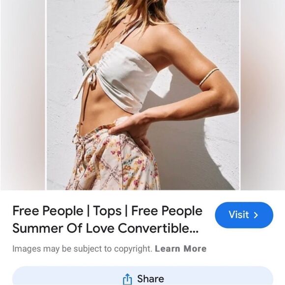 Free People Intimately Summer of Love Convertible Bra xl - Picture 3 of 11